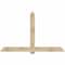 Ekena Millwork Eugene Rough Sawn Timber Gable Bracket, Douglas Fir, 84"W x 53"H x 4"D x 6"F, 15/12 Pitch GBW084X53X0406EUG00RDF - alternate 1